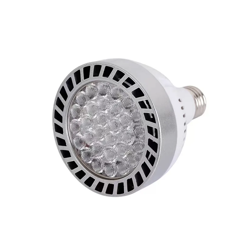 Exhibition Lighting good heat dissipation fan e27 lamp  35w 40w spotlight track par30 led bulb light