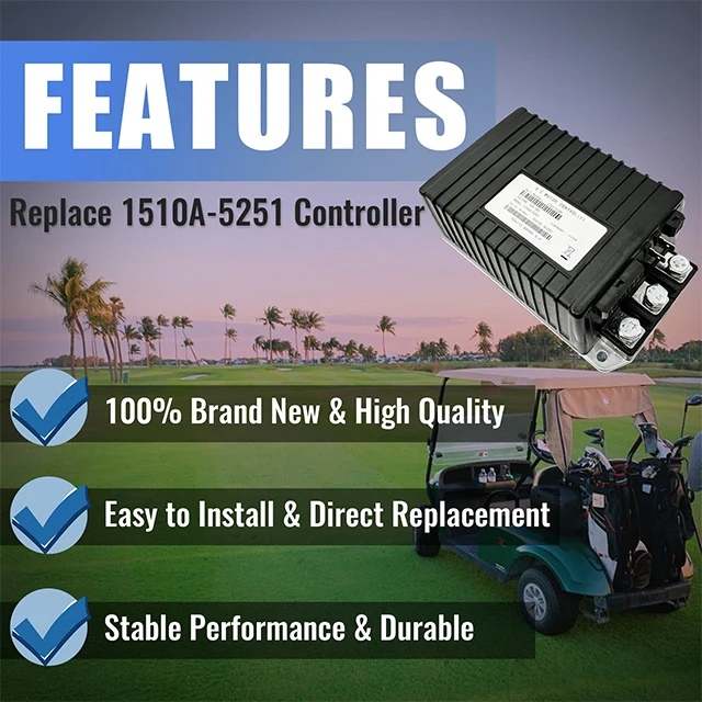 1266A-5201 48V Replace 1510A-5251 Curtis Controller 275A Golf Cart Motor Controller 1510A-5252 1510A-5250