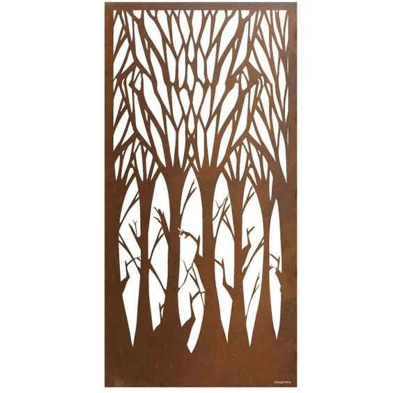 Decorative Metal Panels Exterior / Laser Cut Screen Art Designs