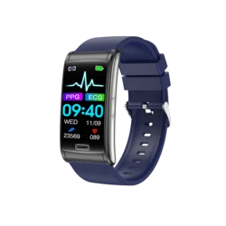 2023 Newest Medical E600 Smart Watch Ip68 Waterproof Temperature Blood Glucose Smartwatch ECG PPG smart watch