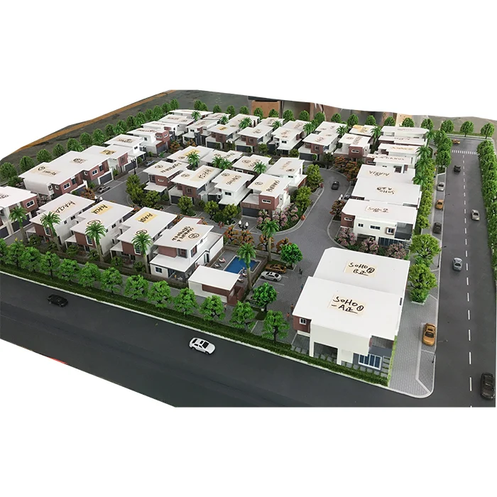 
Scale building mockup 3d for Australian Townhouse development 