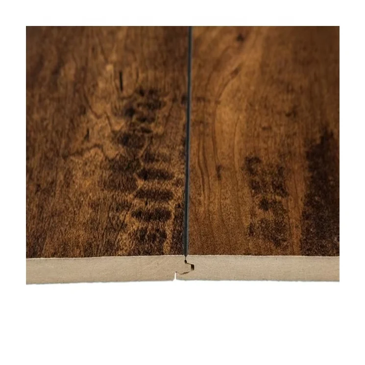 High Quality Distressed Waved HDF Anti Scratch Wood Floor Tiles Laminate Flooring