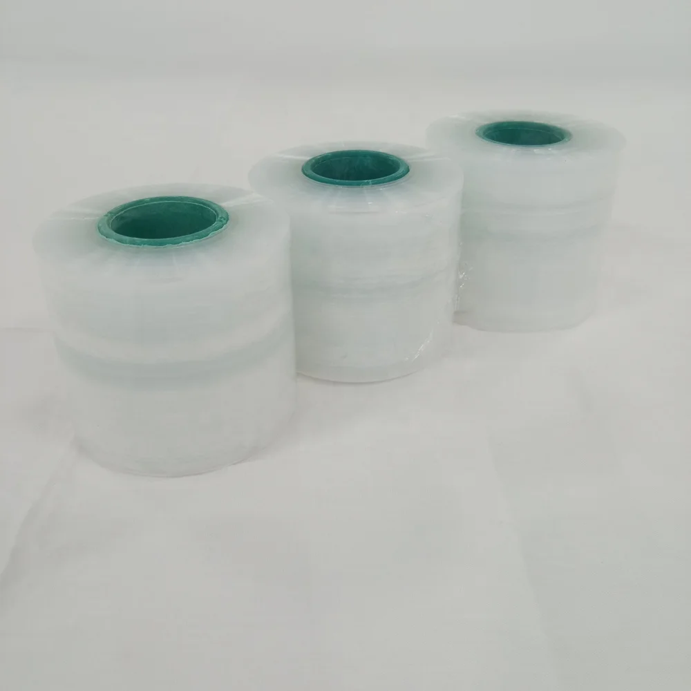 100% new material Wire Wrapping Film Pe Stretch Film For Wire Mini Roll Film For Cable Winding with 6CM,8CM,10CM,12CM