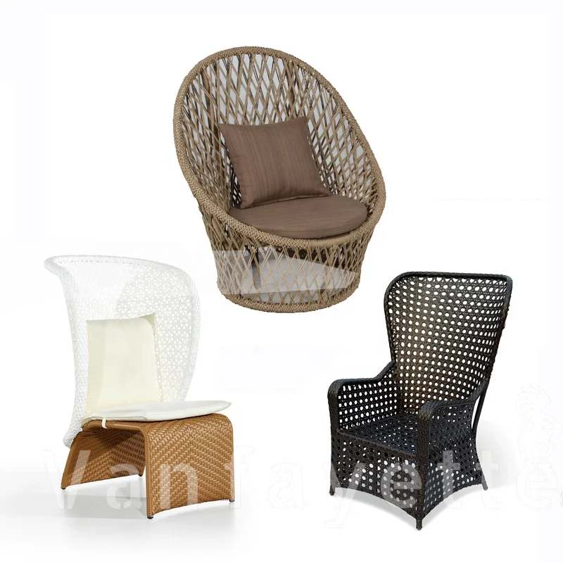 Chair for Outdoor Rattan Chair Silla Terraza White Garden Chairs