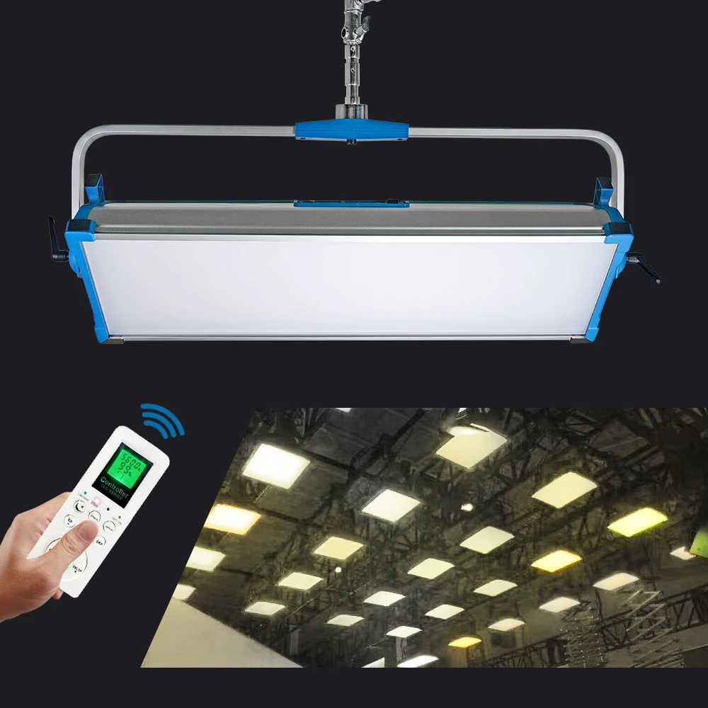 factory selling 500w film shooting light AI-5000BI led lamps photography 50000lm 0-99% brightness panel studio video light