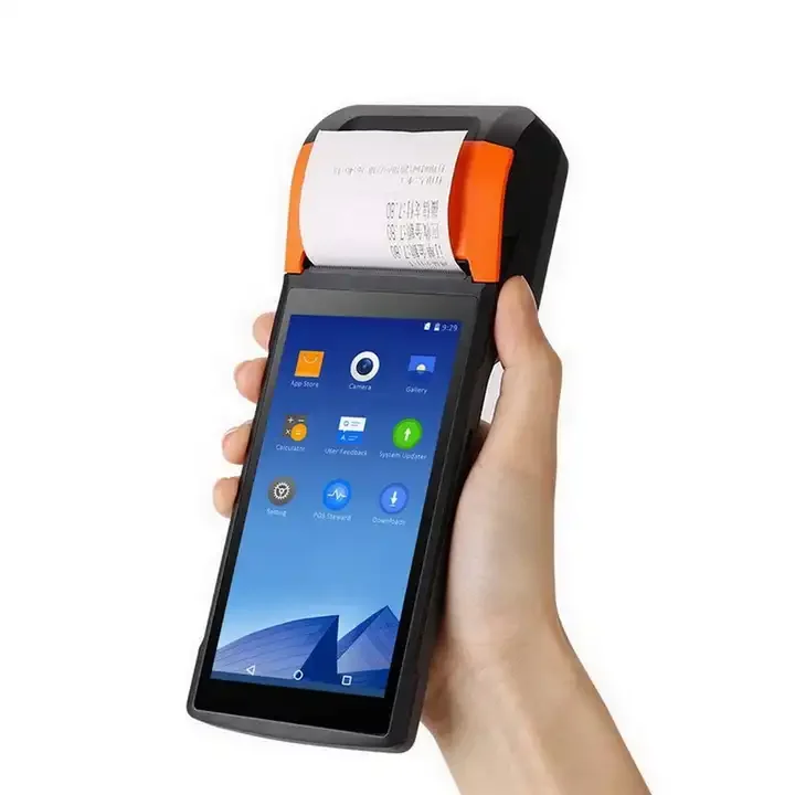 Терминал Sunmi V2s Android Pos портативный кофейный автомат с картой оплаты