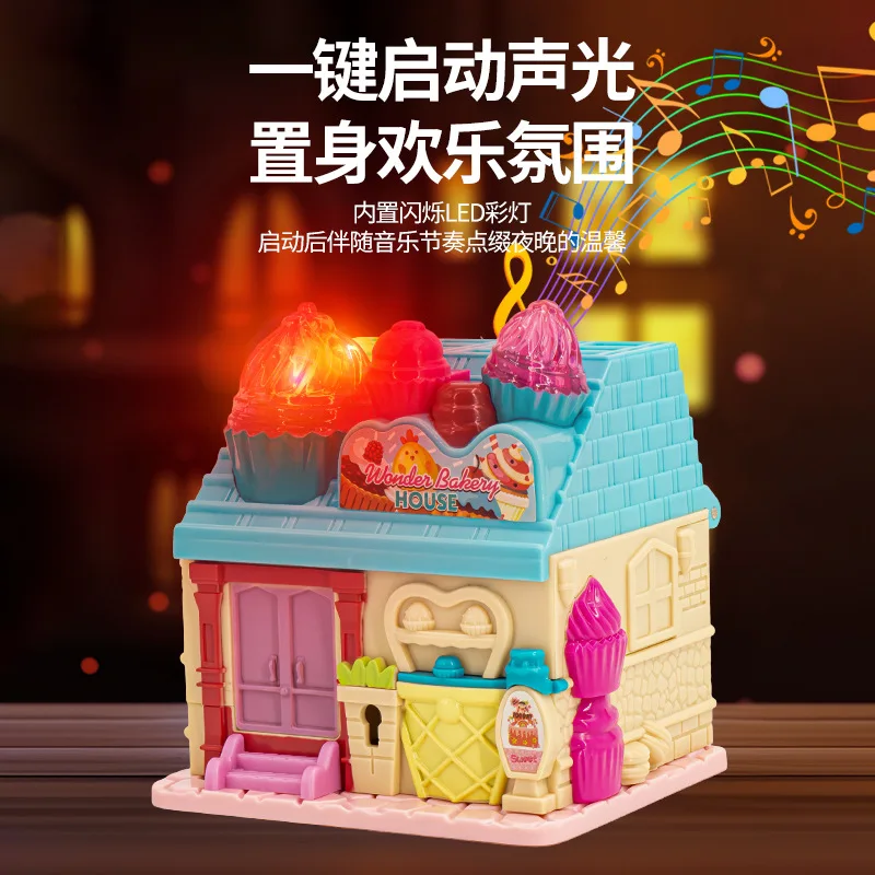 2024 New Product Hot Sale Doll House Toys For Kids Girls Miniature Dollhouse Princess Doll Plastic Play House