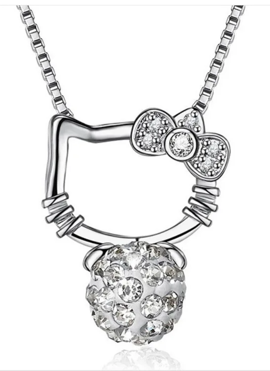 Explosion exquisite jewelry Shambala diamond ball pearl necklace diamond clavicle chain stall supply spot wholesale