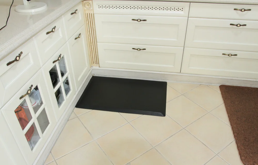 Стоячий стол, Комфортный коврик против усталости, пенополиуретановый кухонный коврик