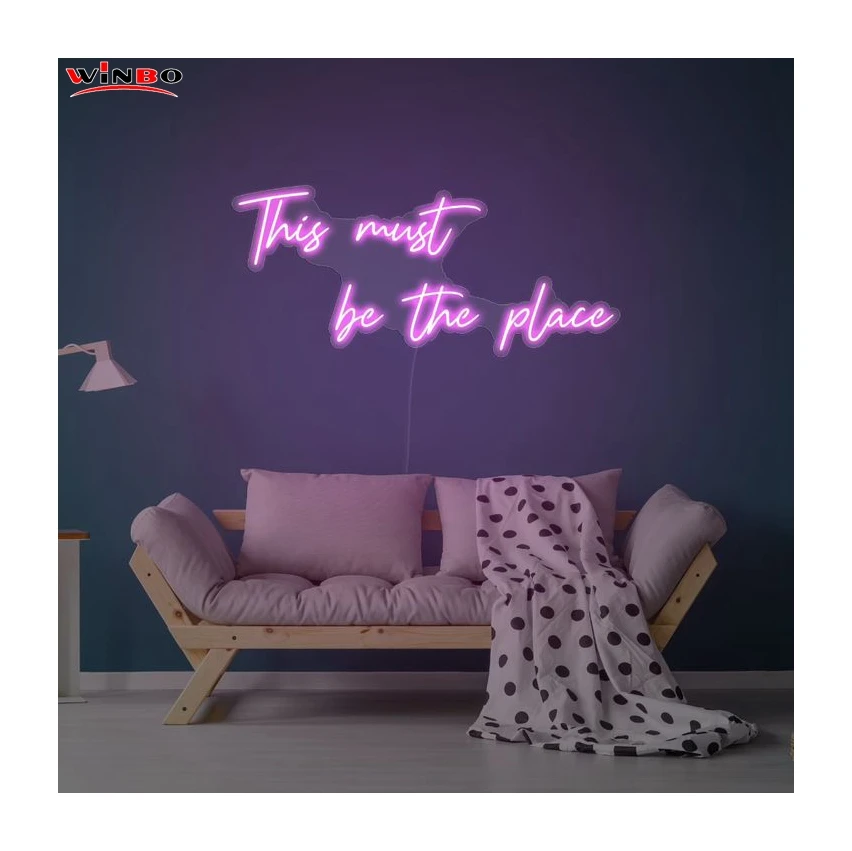 Dropshipping Free Design Custom Led Neon Light Name Custom Drop Shipping this must be the place neon sign
