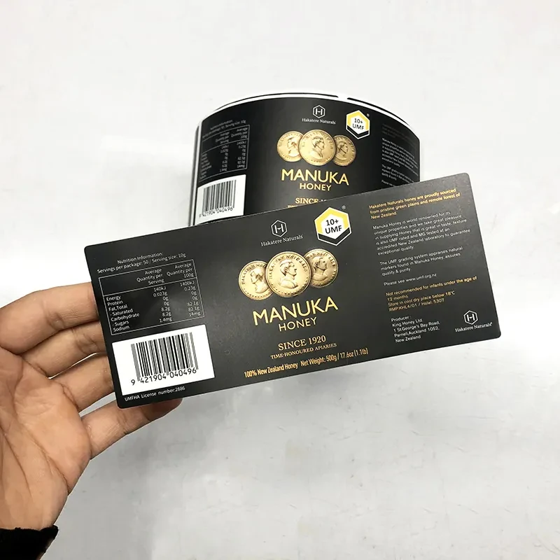 No Minimum MOQ Custom PVC Waterproof Vinyl Gold Foil Roll Printing Brand Wine Packaging Label Sticker label stickers