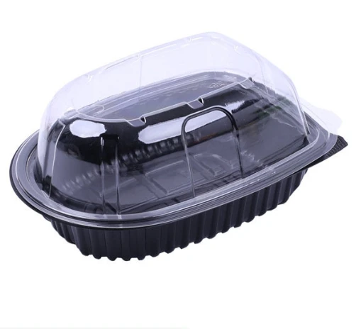 New Design Superior Quality Custom PsP Roast Chicken Box Disposable Divided Food Containers Small