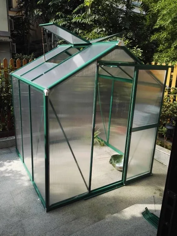 New style retractable polycarbonate garden sun room four season green house