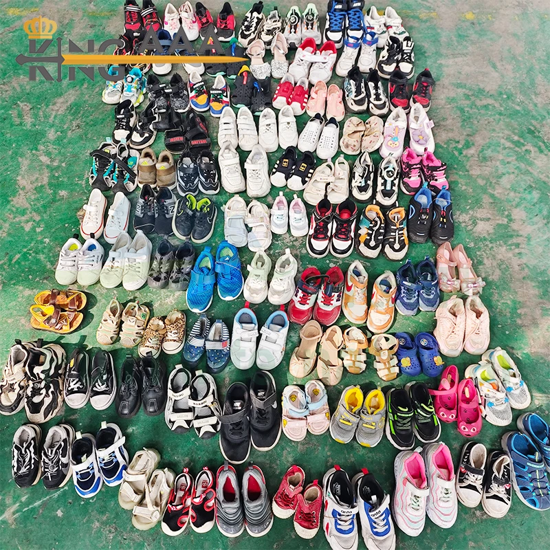 Branded Children Baby Casual Shoes Second Hand Ukay Ukay Bales Used Walking Shoes Stock Comfortable For Child