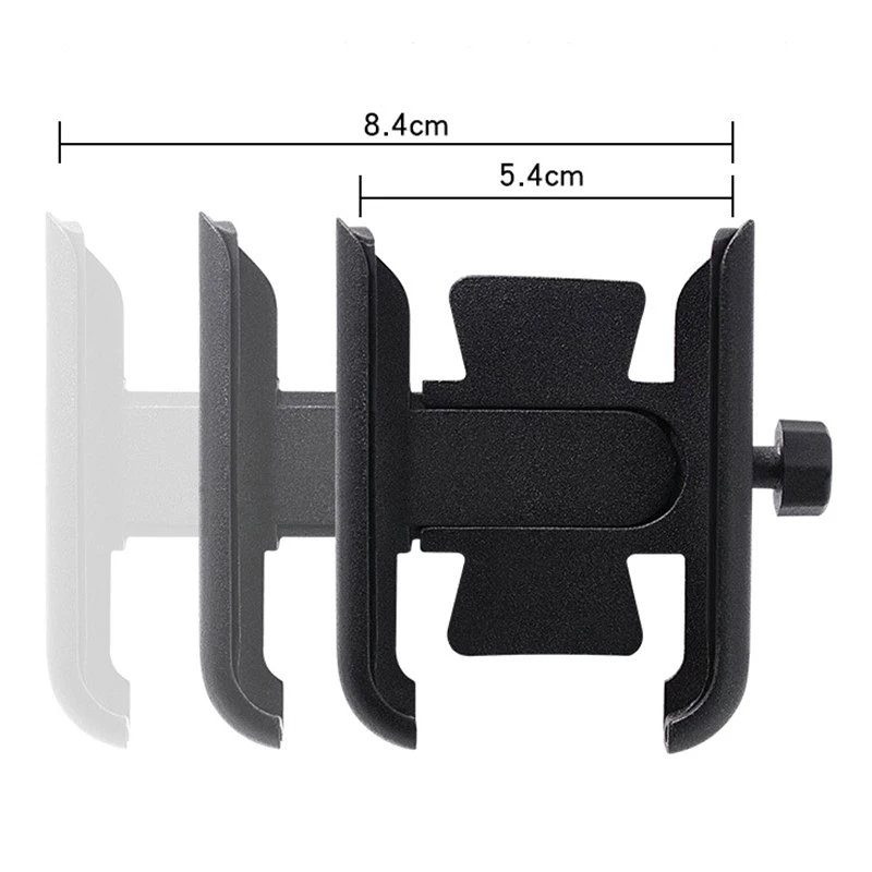 New aluminium motorbike phone holder for  4'-6.5' mobile devices