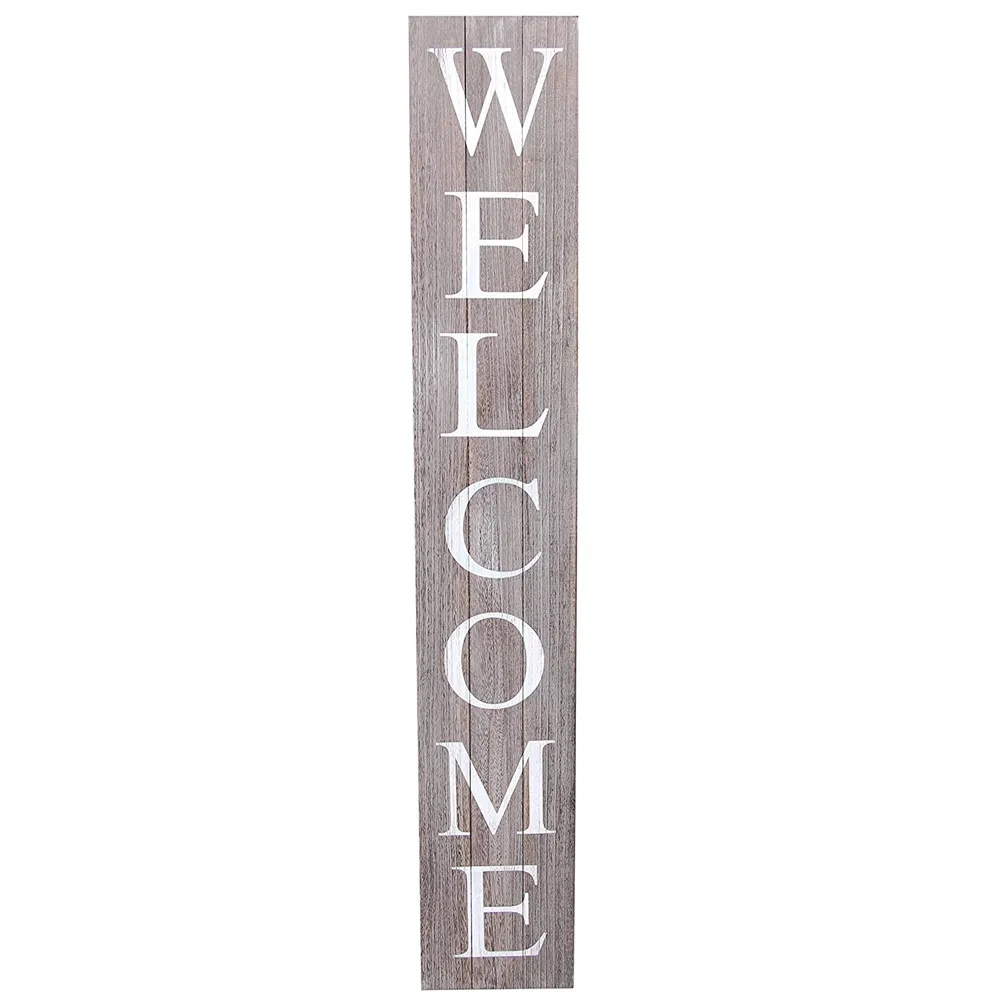 Caoxian Hi Home Welcome Sign for Front Door Porch,5 Feet Tall