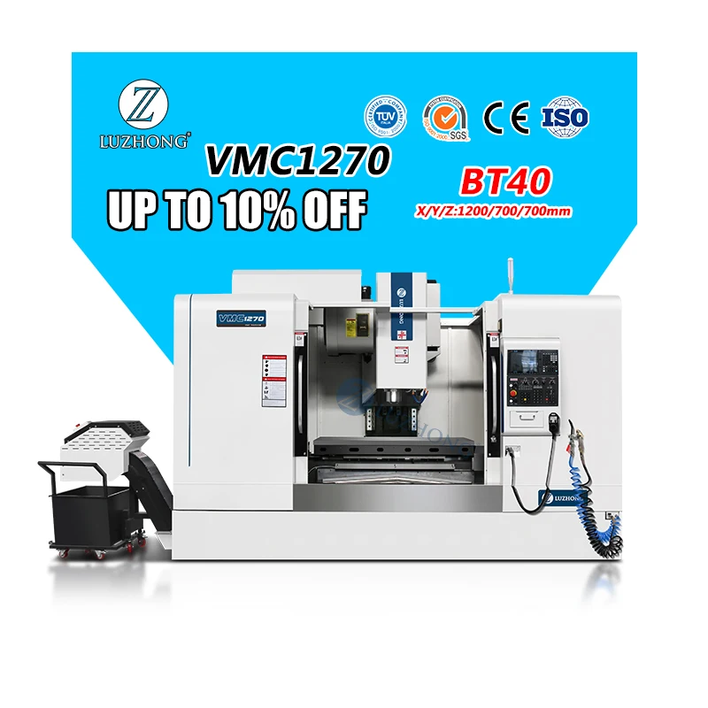 3-х осевое фрезерование с ЧПУ VMC1270 фрезерный станок 5 осей для металла