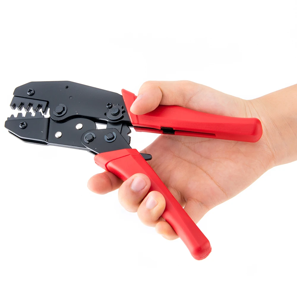 Ratchet structure hand wire terminal crimper crimping tool plier