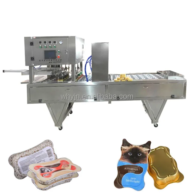 Automatic And Customizable Filler And Sealer Machine Automatic Food Tray Sealing Packing Machine Aluminum Tray Sealing Machine