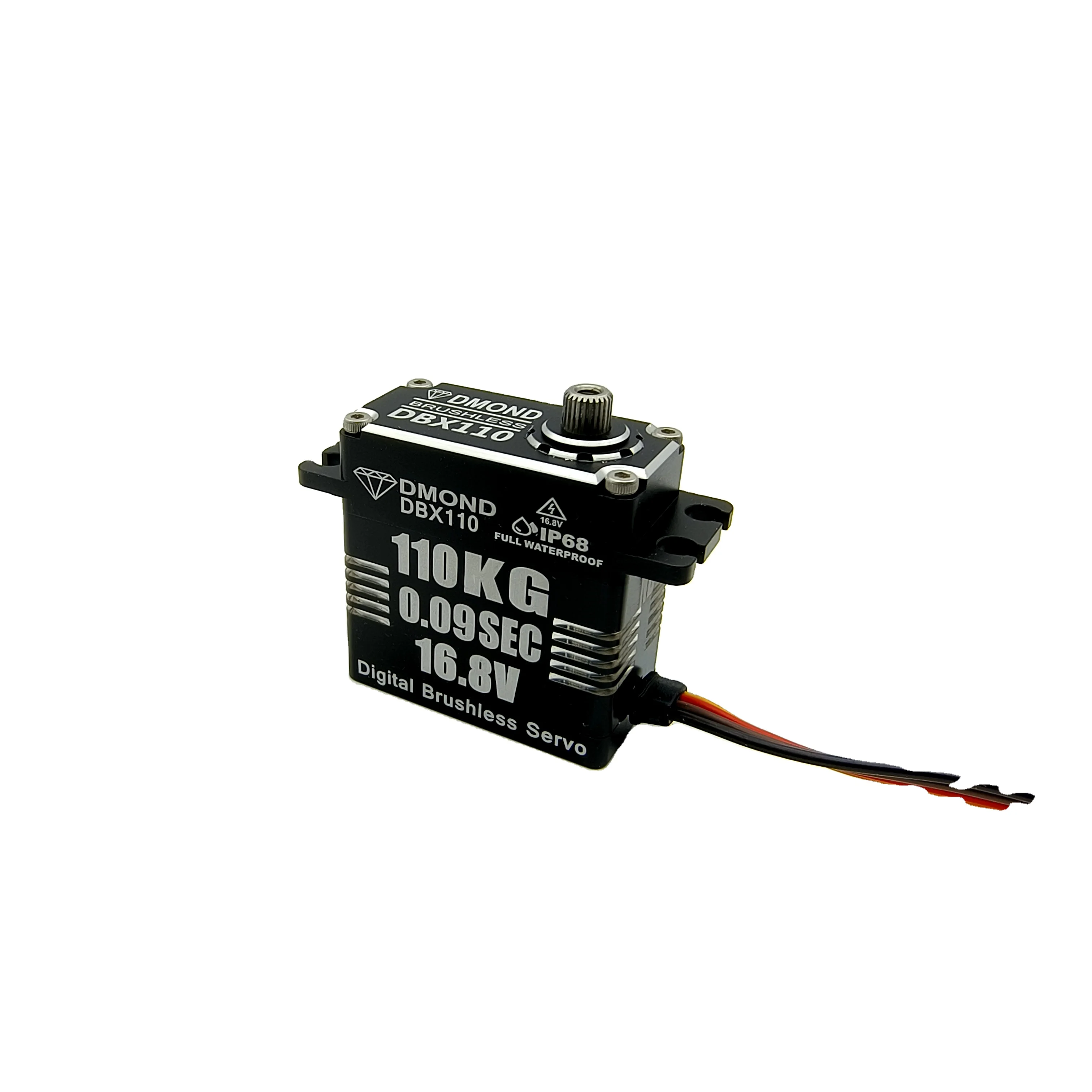 DMOND DBX110 110KG 16.8V Brushless direct power IP68 Waterproof heavy duty servo stainless gear 1/10 1/8 RC truck crawler