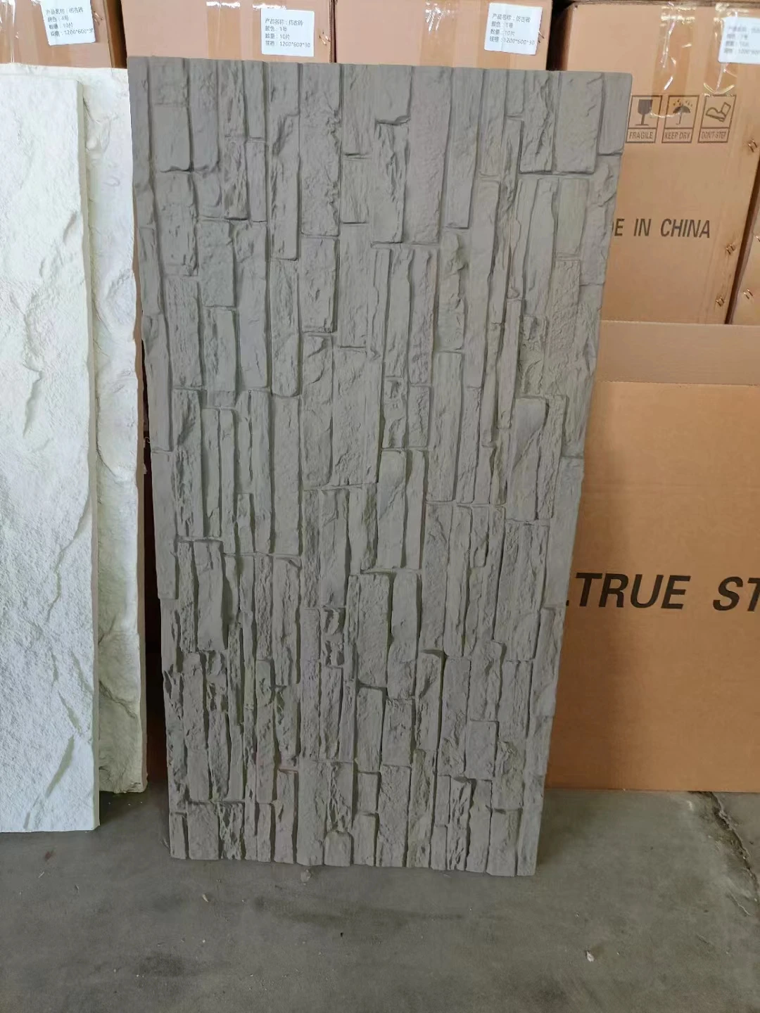 New arrival lightweight decoration pu stone wall panel