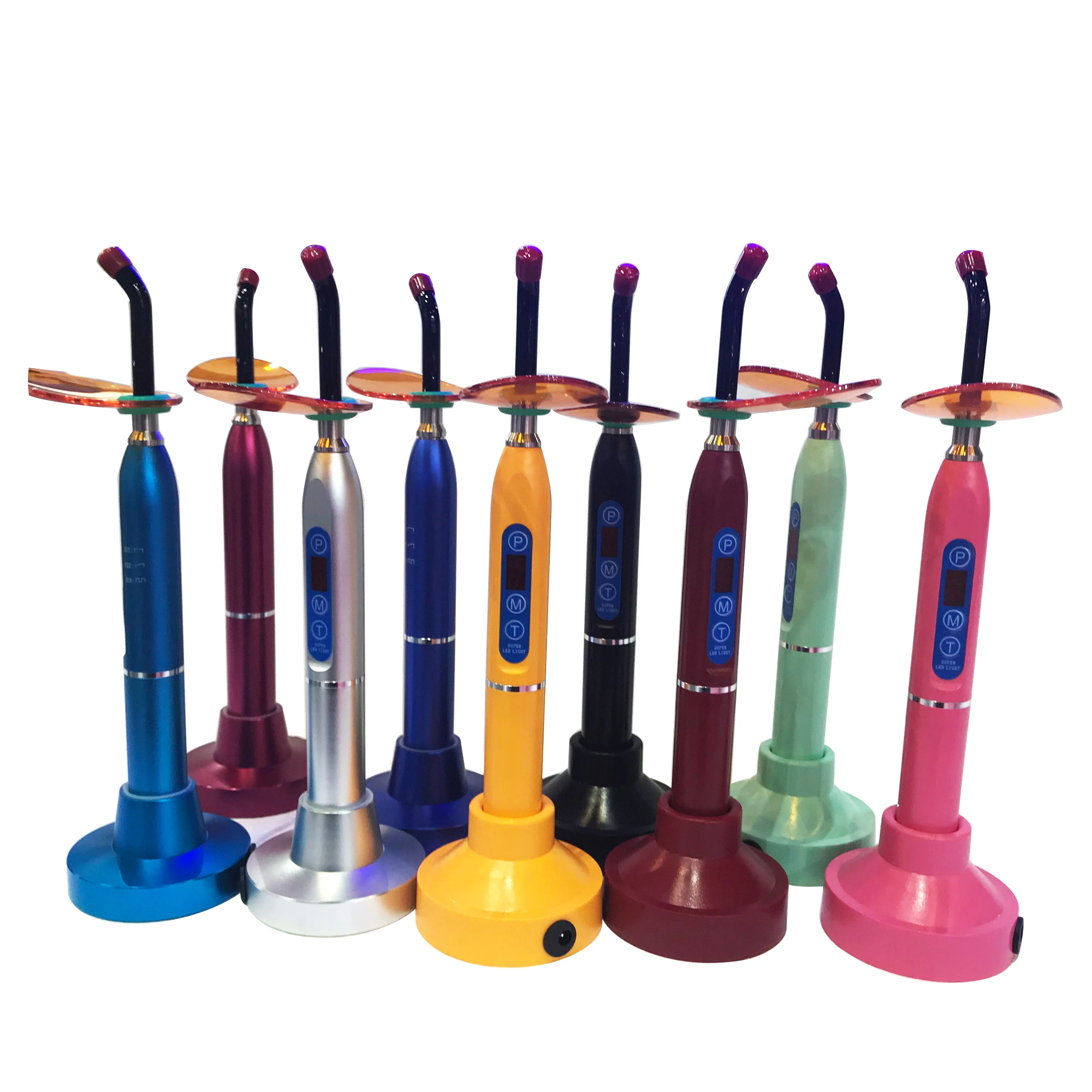 Denxy Dental Quality Colorful Cordless Curing Light Low Price LED Light Chair Equipment Cure Dental Curing Light