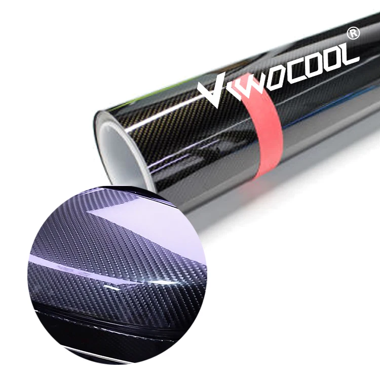 Viwocool Factory Direct Sale Car Paint Protection Film TPU Black Carbon Fiber Film 7.5mil Thickness more than 5years Warranty