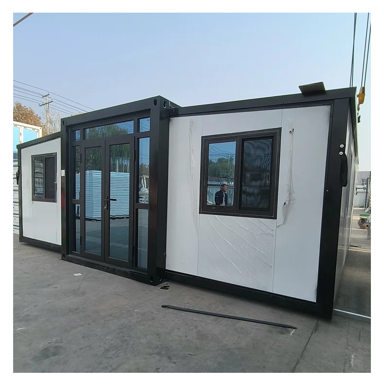 Готовая Роскошная Современная сборная вилла 20 футов 40 футов, изолированный Портативный Расширяемый контейнерный дом 2 3 4 5 спальни, мобильный крошечный дом