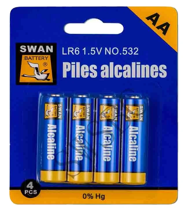 BEST QUALITY SWAN BRAND ALKALINE  BATTERY LR6 AA