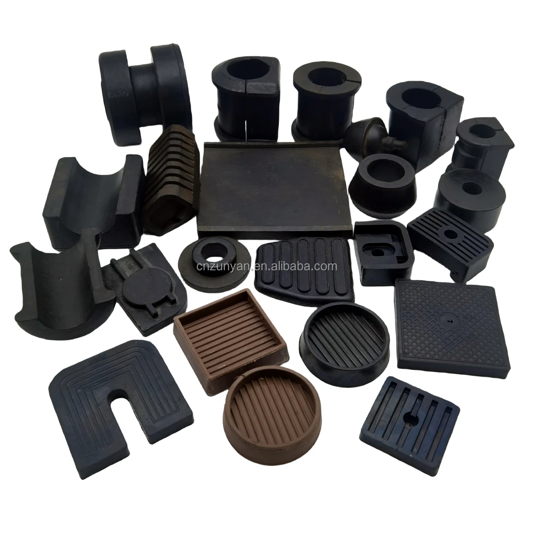 Factory Price Custom Anti Vibration Pad Rubber Mount Silent Solid Block
