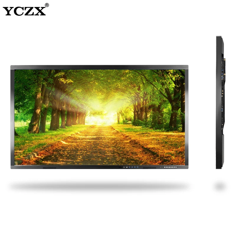 
70 inch 4k touch display android wifi lcd monitor with all in one computer 