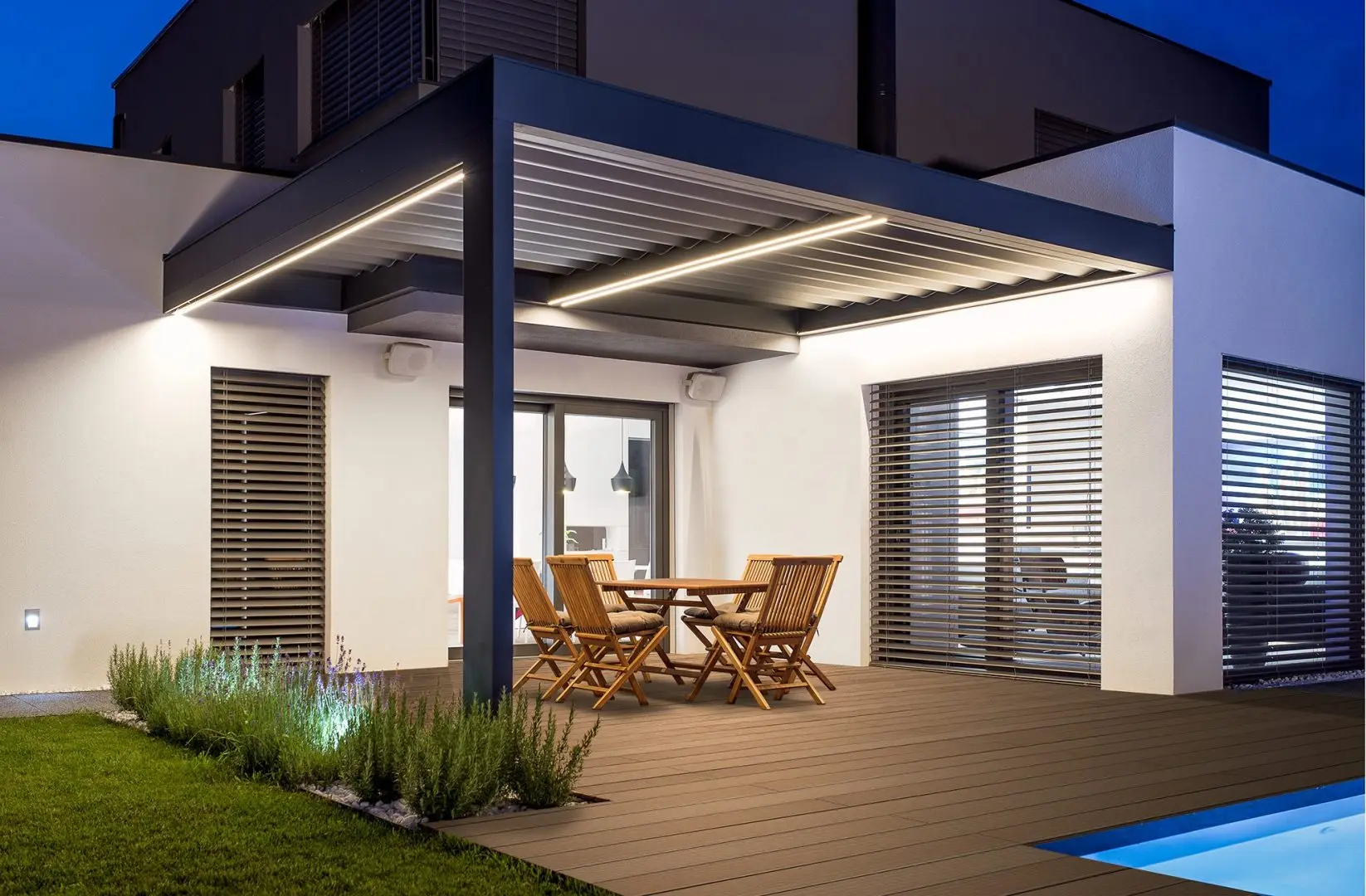 TOMA Factory Direct Aluminum Pergola With Polycarbonate Roof Retractable Pergola Roof Awning Aluminum Pergola And Carport