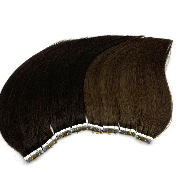 Top Quality Wholesale Price Mongolian Remy Cuticle Hair Tape In Hair Extensions