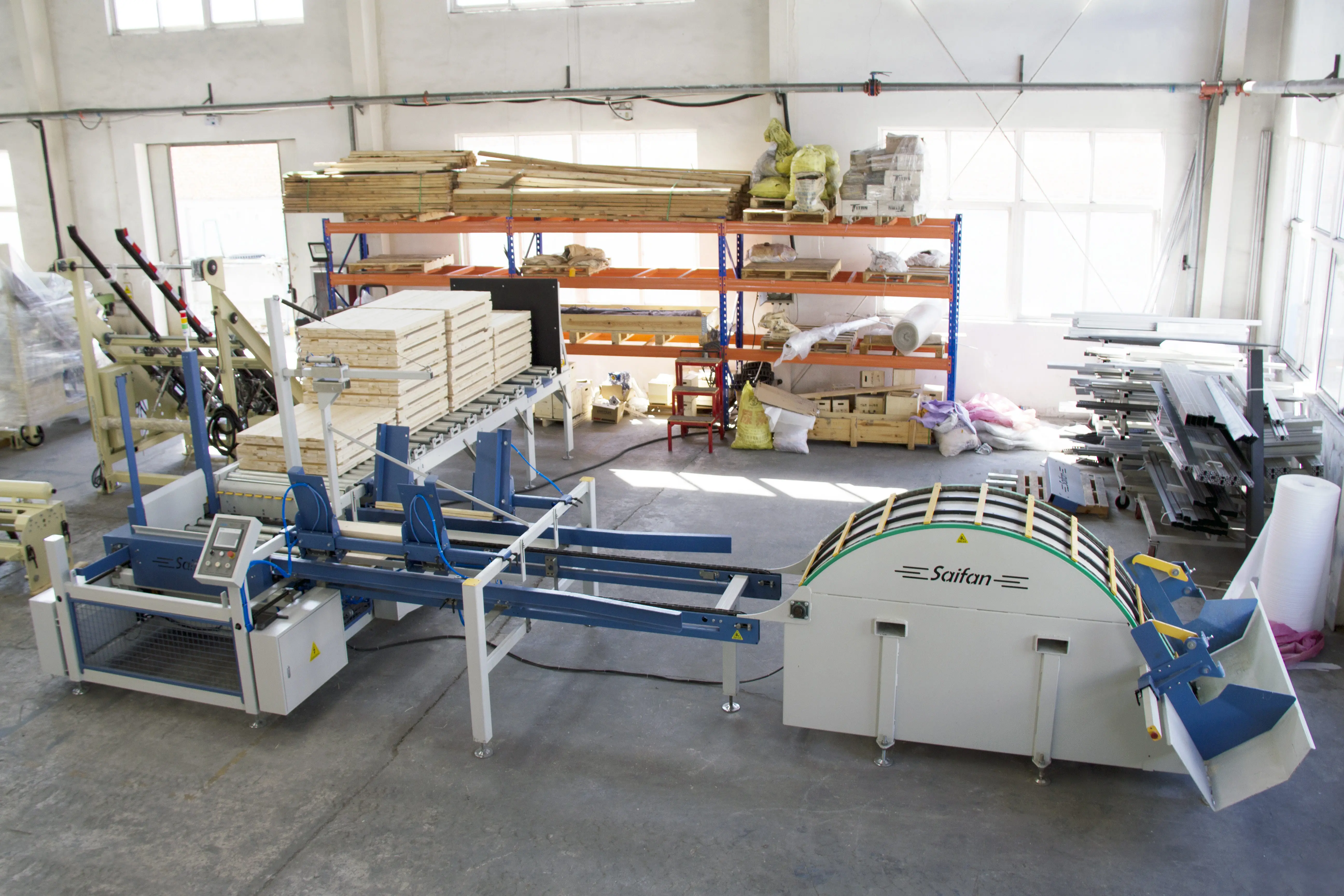 Saifan SF8010 Automatic Wood Timber Stacker Machine