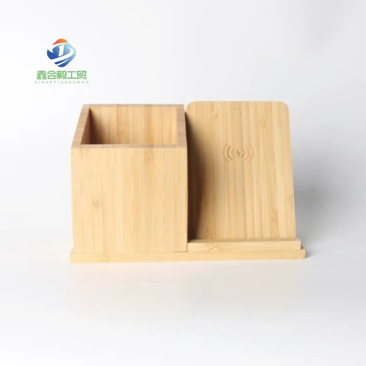 Customized Wooden Card Base Desk Business Card Display Stand Wooden Card Holder Wood Product