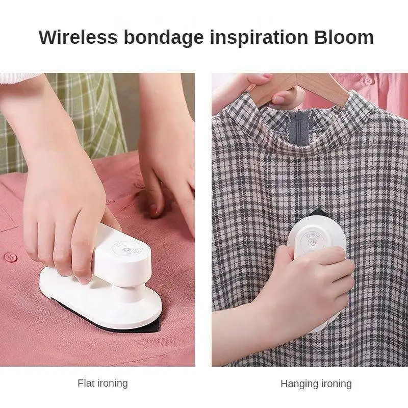 Mini Wireless Rechargeable iron portable home small iron wet and dry handheld garment steamer cordless iron