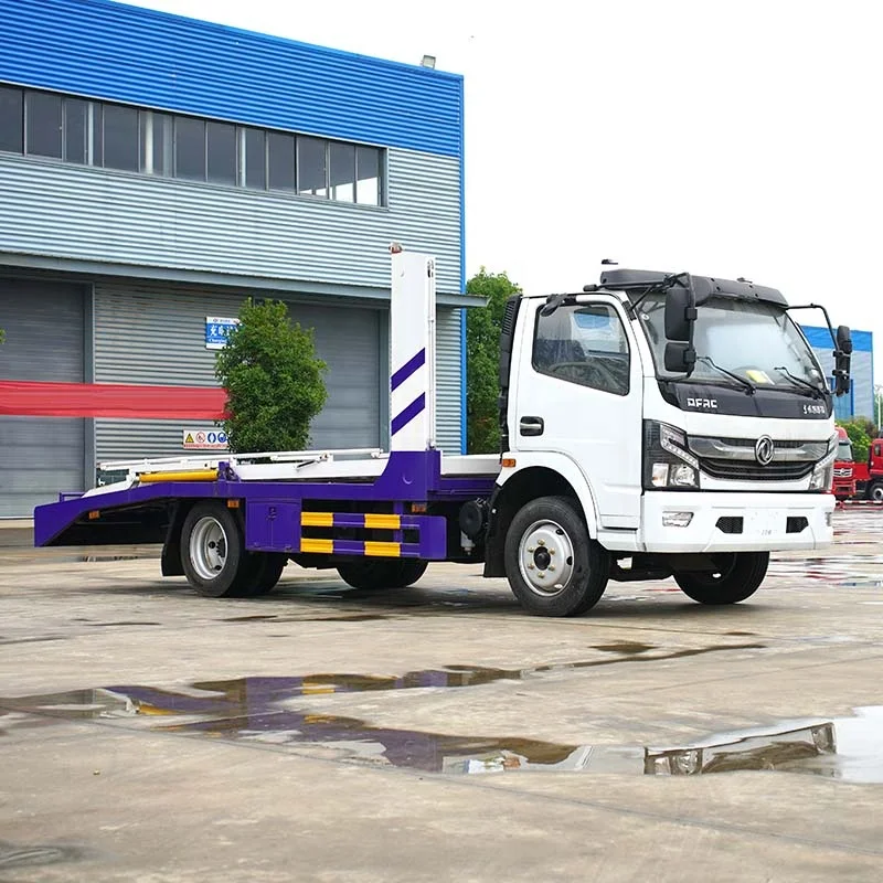 Dongfeng 4x2 Double Deck Car Carrier Truck Trailer 2 Car Hauling Truck Auto Transport Truck
