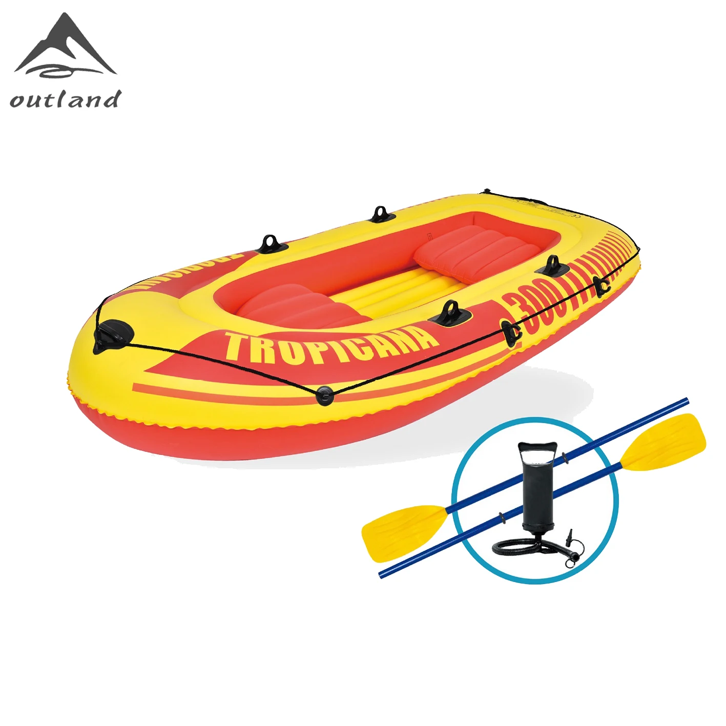 Inflatable fishing boat 3 people folding kayaks Rubber boats hovercraft