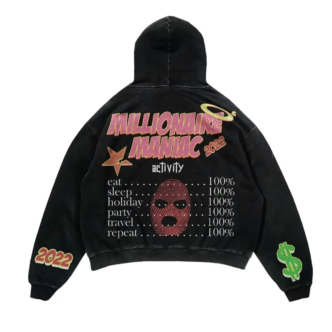 Hoodie Cute Y2K Zip Hoodie Men Designer Hoodies