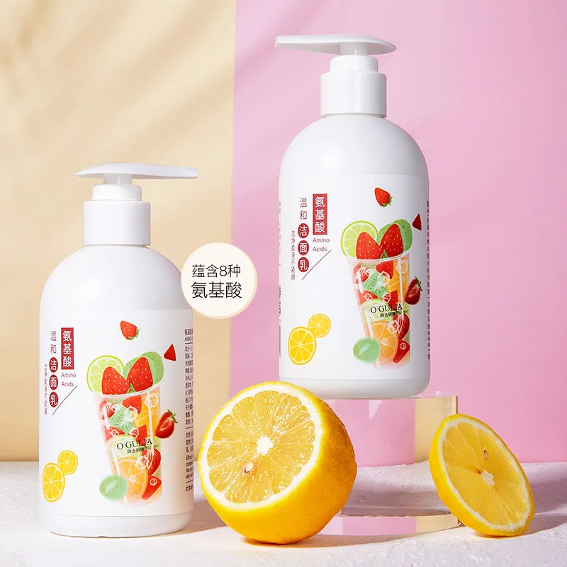 Private Label Dead Sea Salt Vegan Cleansing Face Wash Oil Control Aloe Vera Foam Facial Cleanser Facial Cleanser for Dry Skin