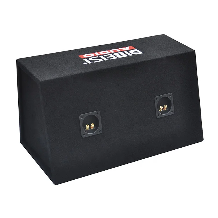 DIBEISI DUAL custom logo dual subwoofer box sound system speaker box dual 8 inch speaker CP1207