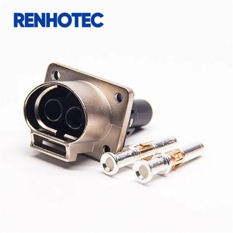 
 HVSL разъем 2pin 35A щит гнездо для батареи постоянного тока hvil 2 pin 50mm2 кабель 200a hvil разъем высокое напряжение для автомобильной  