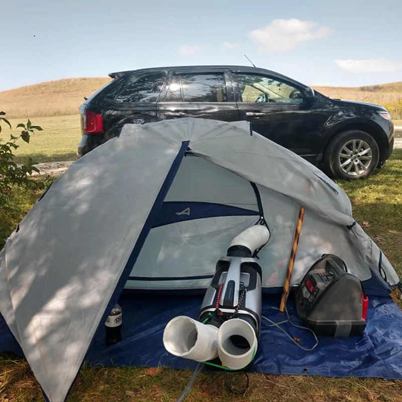 Mini Portable Air Conditioner R134A DC24V Convenient Handle with Portable AC Outdoor Using for travelling camp