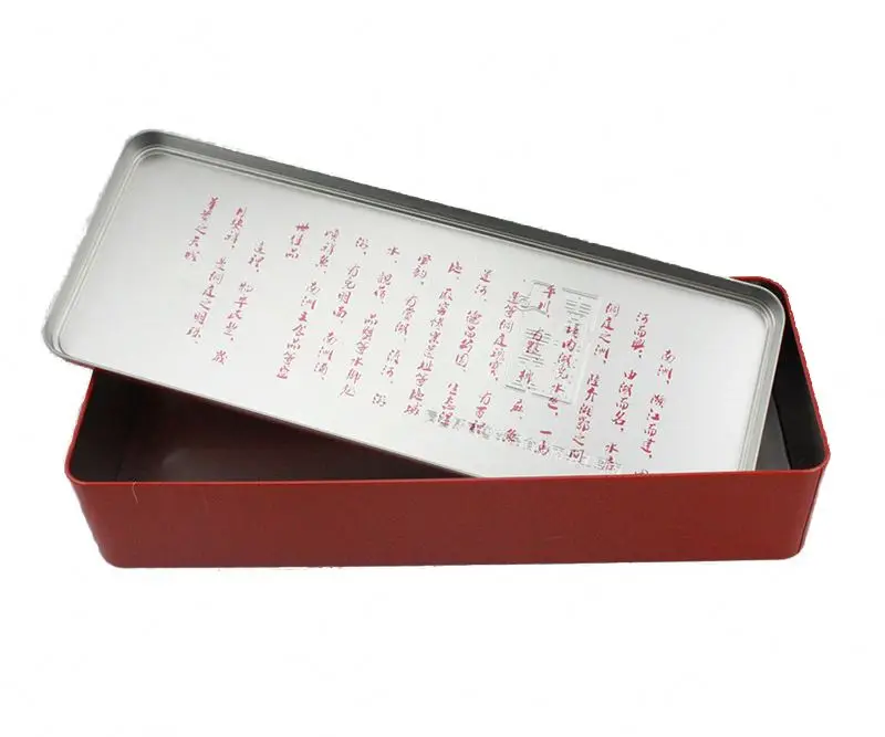 
Custom printed oval shape luxury blue dandy metal tin cosmetic box for men with ribbon 