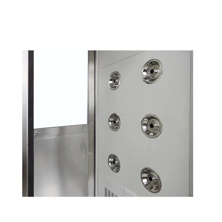 maintain purity blow microscopic dust medical air shower door box air shower