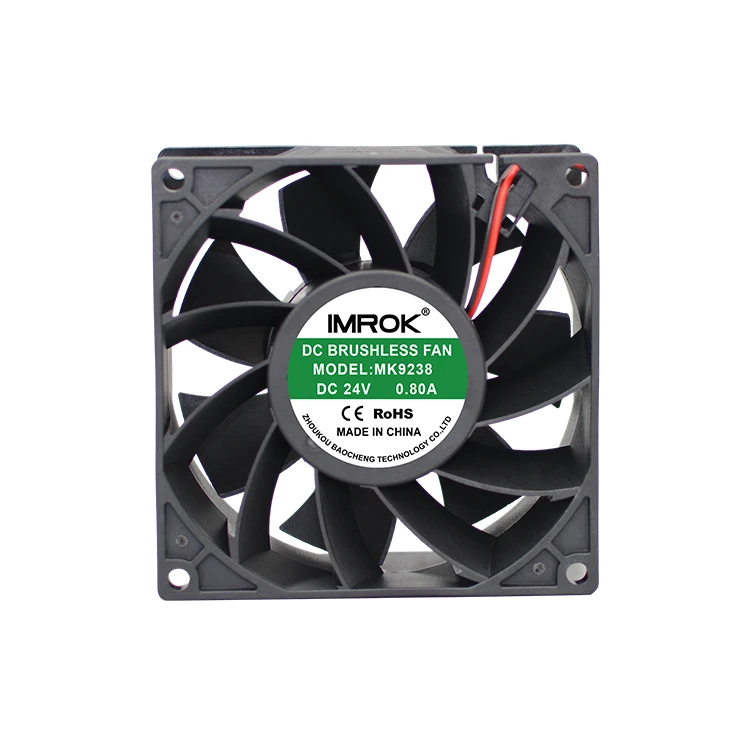 92mm x 92mm 92X92X38 DC axial flow fan 9238 12v 24v 48v 72v cooling Industrial exhaust fans with bldc motor