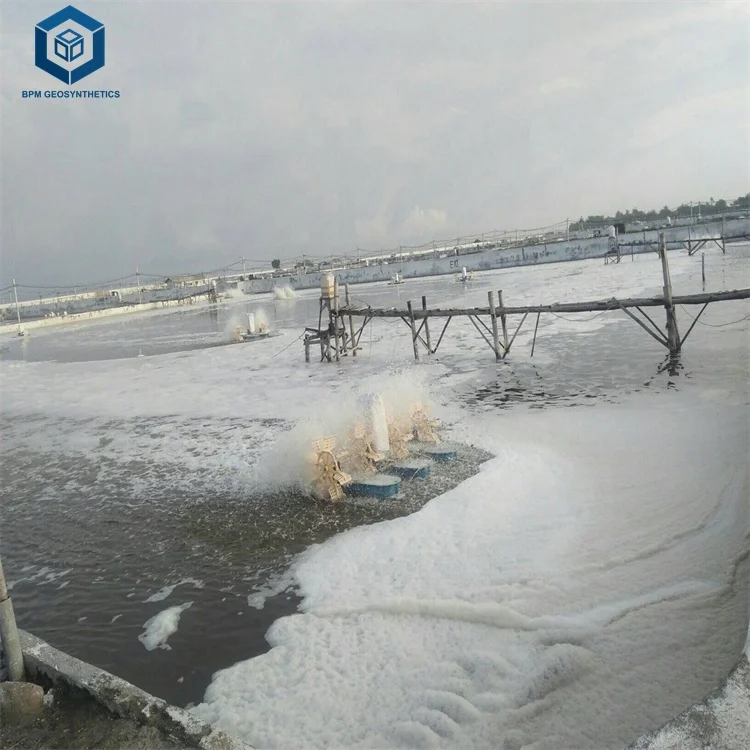 Smooth 30mil 20mil Thickness HDPE Geomembrane for Aquaculture Project in Malaysia