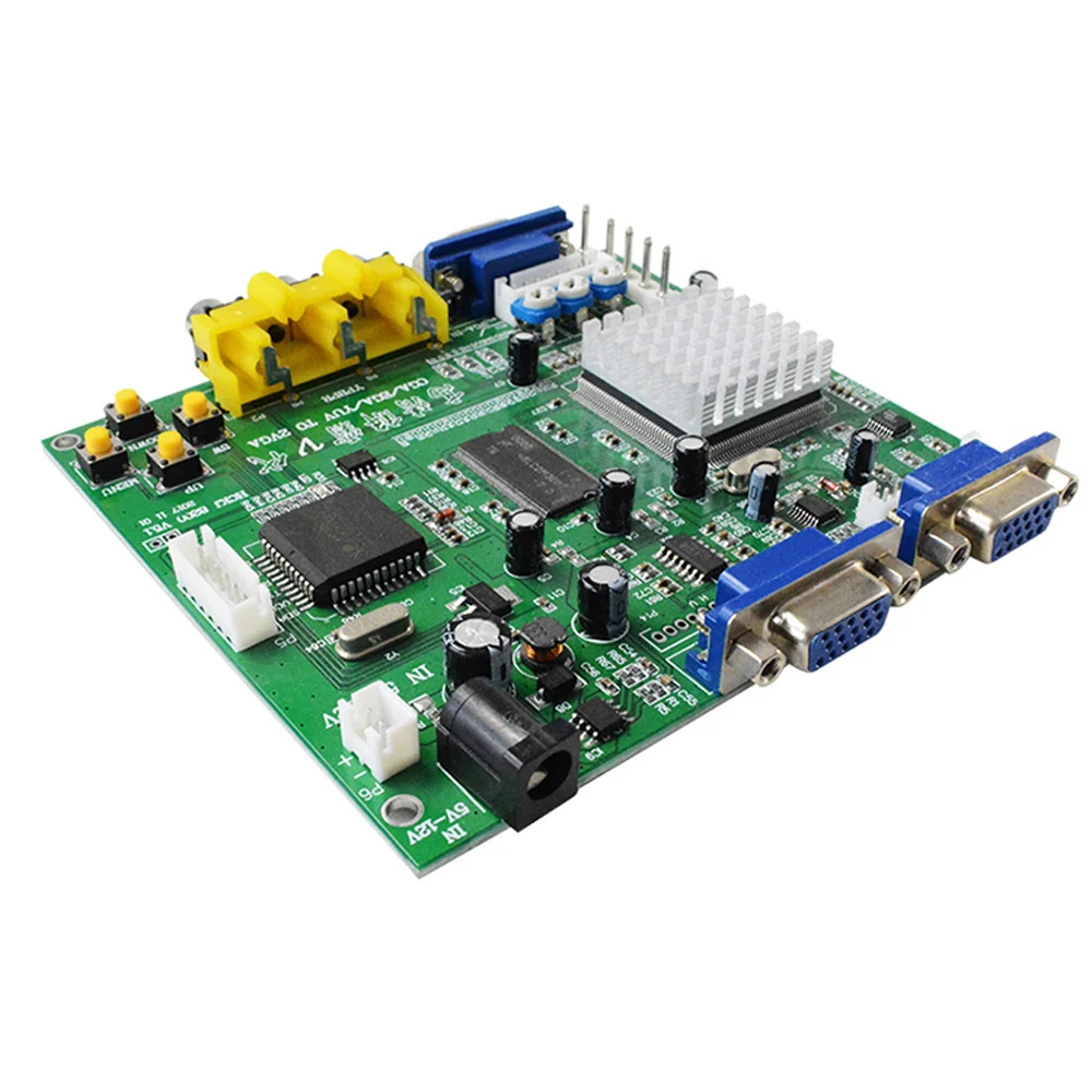 NEWest Arcade Game RGB/CGA/EGA/YUV to VGA converter HD Video Converter Board Hot green board
