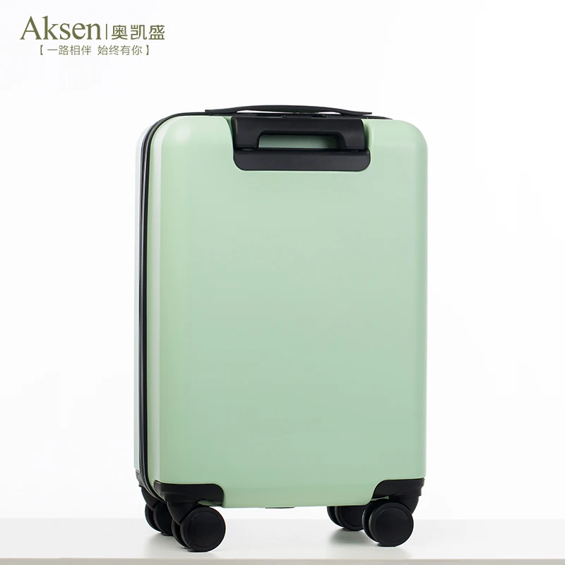 Smart zipper hard shell PC usb charger Fingerprint Lock Business Carry On 4 Spinner Wheels travel suitcases luggage
