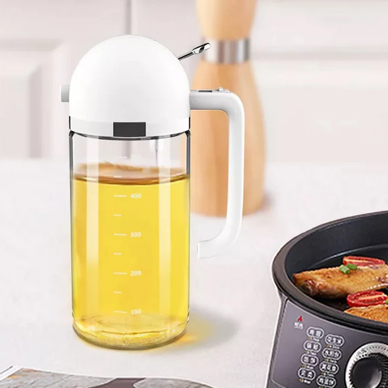 Barbecue Liquid Sprayer Sauce Pot Automatic Pouring Dispenser Measuring Scale Automatic Design Patent Oil Pot Bottle